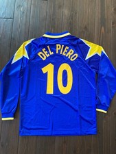 Kappa Juventus Del Piero Fan edition Jersey XL Blue Long Sleeve 95-96 Unused