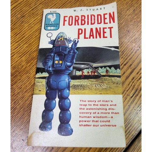Vtg Book Forbidden Planet WJ Stuart 1956 Paperback Based on MGM CinemaScope Film - Picture 1 of 10