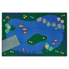 Carpets for Kids KID$Value Tranquil Pond 3x4.5 ft Rectangle Area Rug