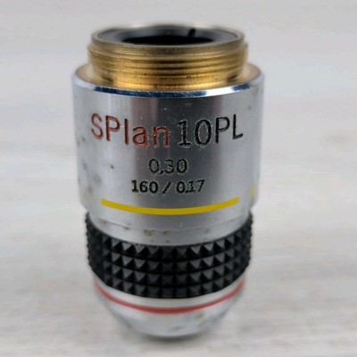 Olympus SPlan 10PL Mikroskop Objektiv Objektiv 0,30 160 0,17 Laboroptik