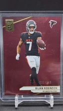 2024 Donruss Elite Bijan Robinson Maroon #/249 FREE SHIPPING Falcons