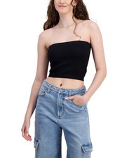 Hippie Rose Seamless Cropped Tube Top  Junior...