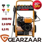 6,5 PS Benzin Hochdruckreiniger 272 bar Arbeitsdruck 3950 PSI 4-Takt mit 5 Düsen