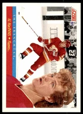 1991-92 SCORE AMERICAN AL MACINNIS #417