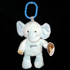 Carters Child Of Mine Blue Elephant Light Up Music Plush Twinkle Little Star NEW
