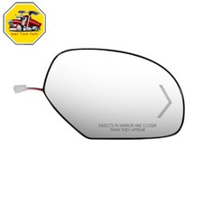 Mirror Glass Wheated Passenger Side Rh For 07-14 Chevy Cadillac Silverado Yukon