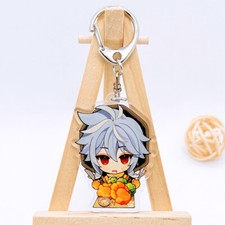 Genshin Impact Bag Pendant Keyring Cosplay Key Goods Anime Keychain Fashion Gift