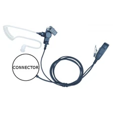 1-Wire Earpiece Microphone for Motorola 2-Pin Two Way Walkie Radios