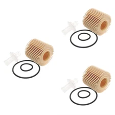 3Pcs OIL FILTER 04152-YZZA6 For Toyota Corolla Prius Prius V C-HR Scion xD 1.8L