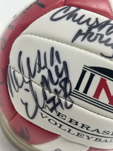 2005-2007 Nebraska Huskers John Cook & Players Signed Autographed Volleyball - Picture 5 of 12