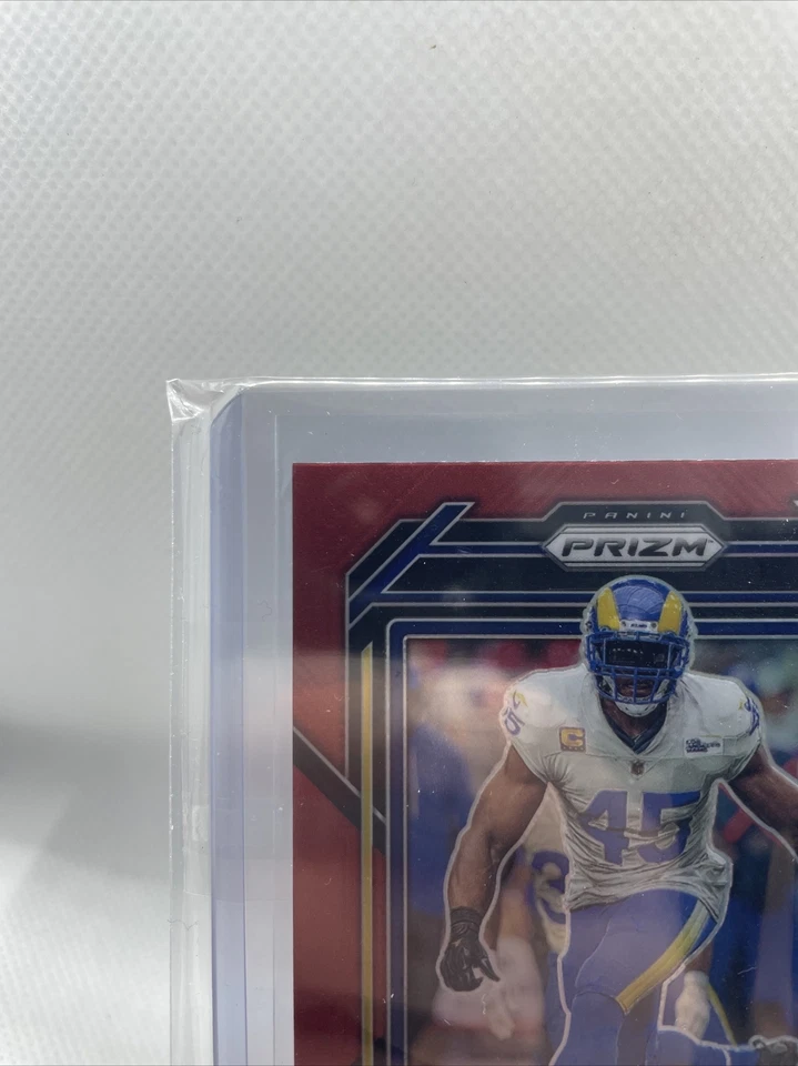 2022 Panini Prizm Red Retail Prizm SP SSP Bobby Wagner Rams - Image 2 of 4