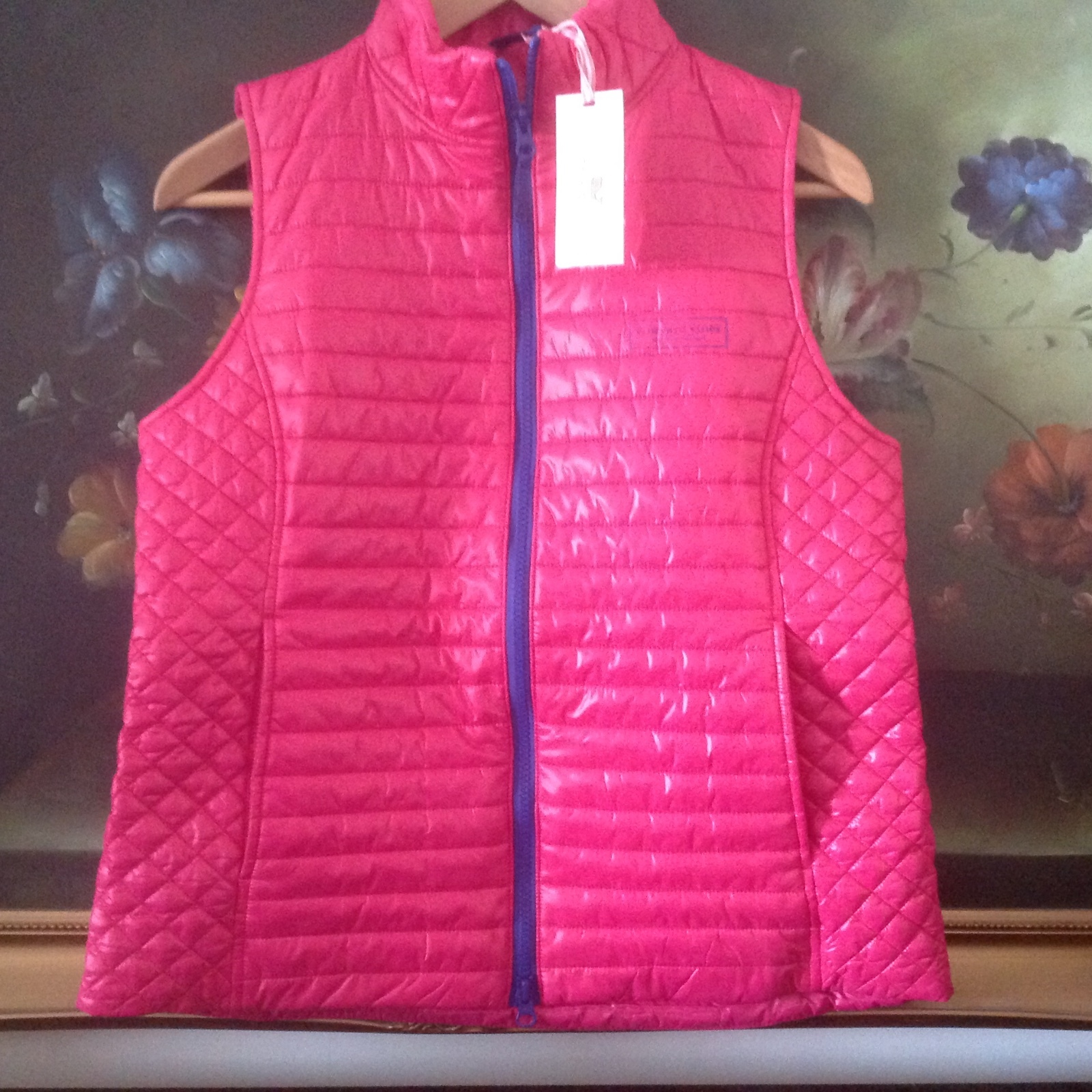 NWT VINEYARD VINES WOMEN'S weekend Puffer Vest pink SIZE S D5 NWT VINEYARD VINES WOMEN'S weekend Puffer Vest pink SIZE S D5