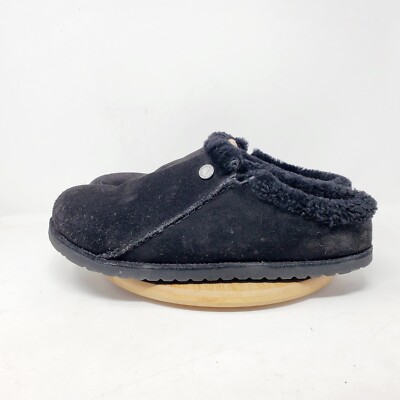 Birkenstock Zermatt Shearling Clogs 44 Mens 11 Black Suede  display picture 2