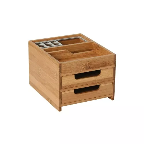 Boîte De Bureau M En Bambou-Aluminium