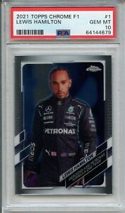 Lewis Hamilton 2021 Topps Chrome Formula 1 #1 Base Price Lewis Hamilton 2021 Topps Chrome Formula 1 #1 Base Price