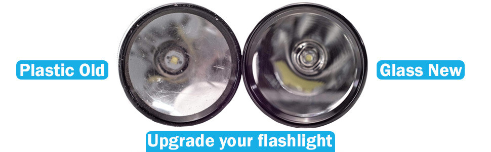 HQRP 3W LED Upgrade Lampadina per Maglite 2D 3D 2C