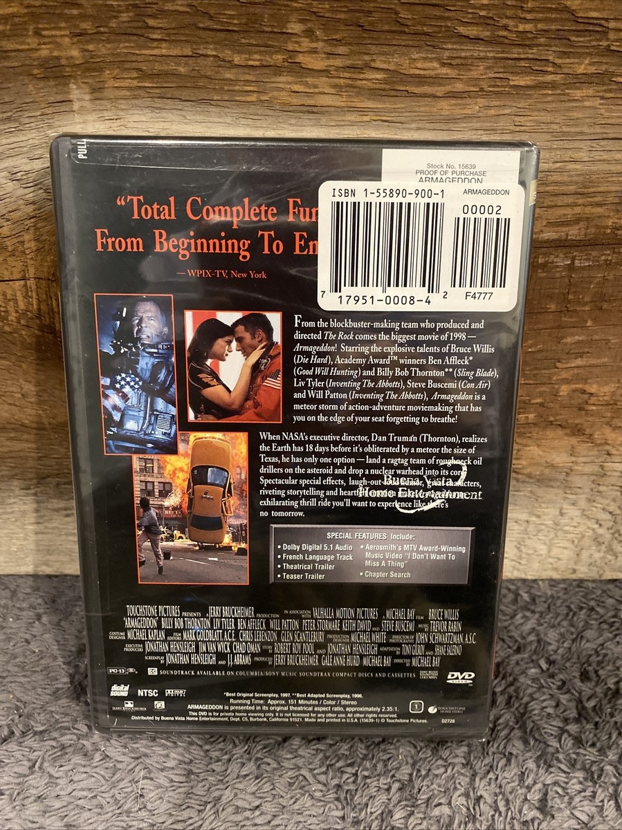 ZABADAK／biosphere years 1988-2000 5枚組DVD Armageddon (DVD, 1998) Brand New SEALED Bruce Willis Widescreen