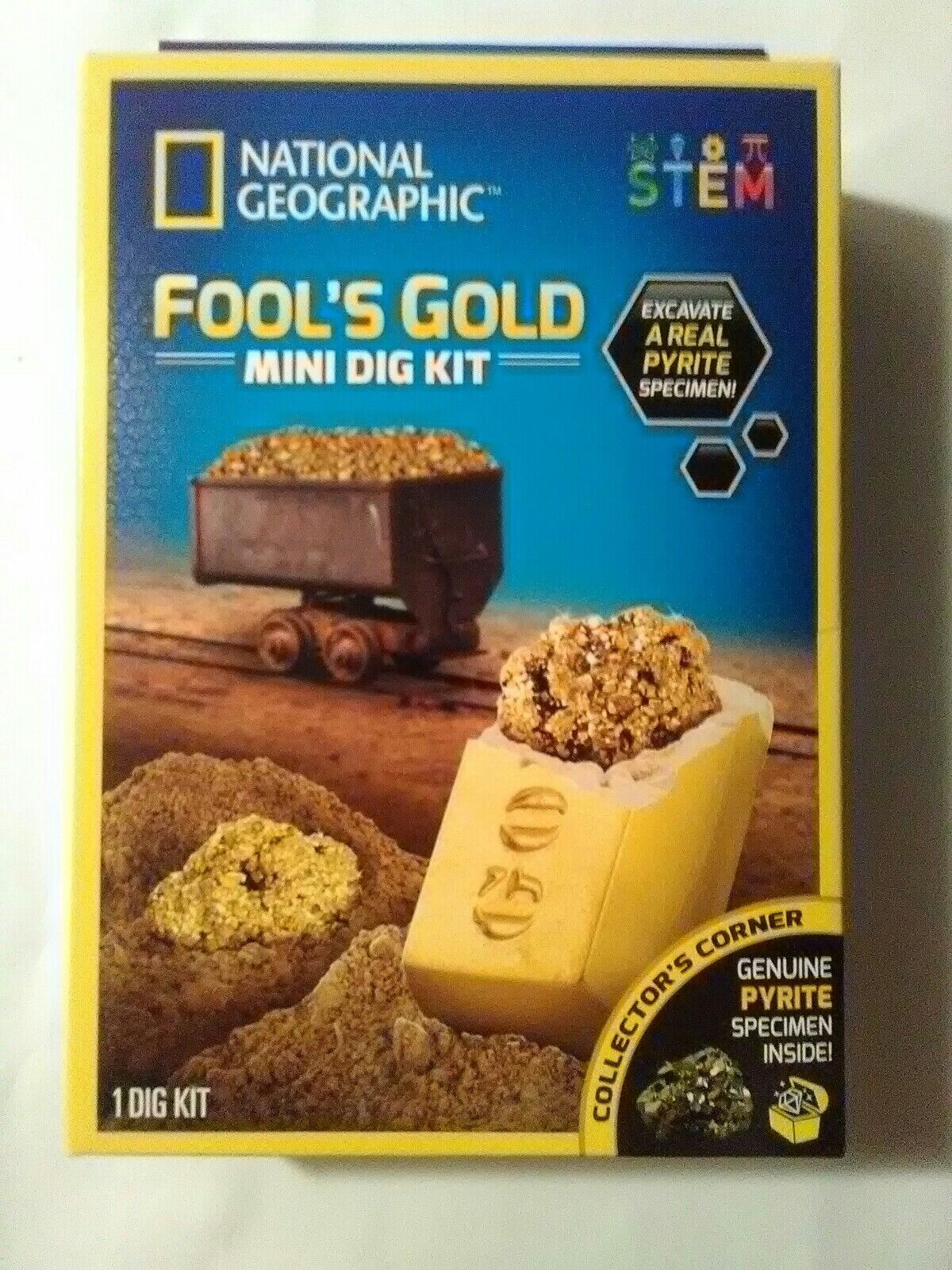 National Geographic Fool's Gold Mini Dig STEM Science Kit