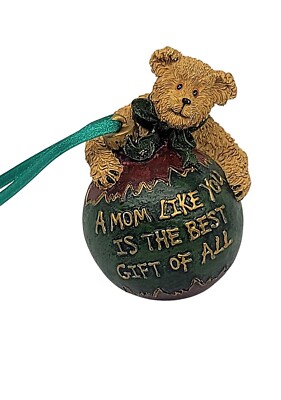 Boyds Bear 2005 A Mom Like You Is The Best Gift Of All Christmas Tree Ornament