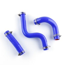 KIT TUBI RADIATORE SILICONE BLU PER KAWASAKI KX85 KX80 KX100 1998-2013