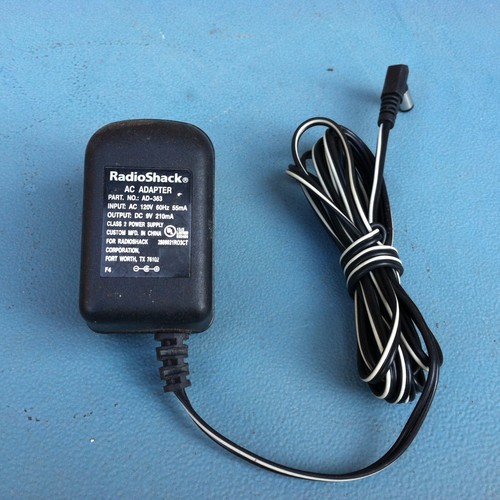 RadioShack AC/DC adapter Power Supply AD363, 9VDC, 210mA eBay