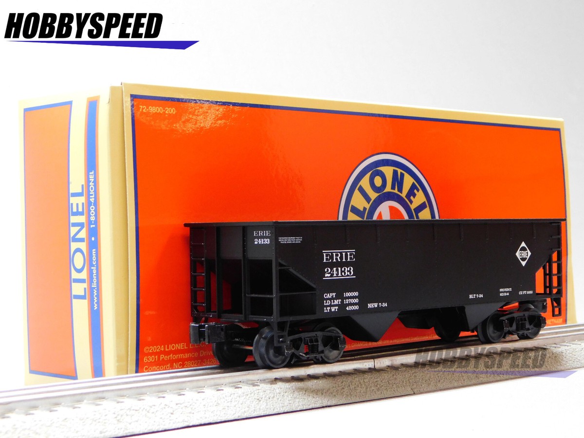 LIONEL ERIE 2-BAY AAR HOPPER #24133 O GAUGE freight train coal car