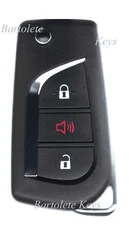 Keyless Remote Control Car Key Fob Fits 2016 2017 2018 Toyota Corolla Scion iM