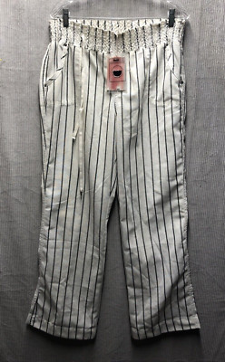 Ci Sona Women s Pants Size XL Striped Pockets New With Defect