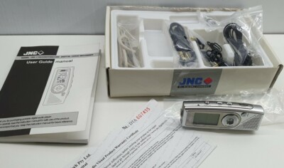 JNC digital voice recorder SSF-1100 & user manual works 128MB 35 hours