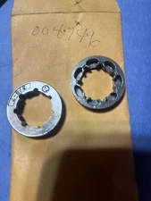 NOS oem Poulan vintage chainsaw rim sprocket  2pcs 04746 bh85