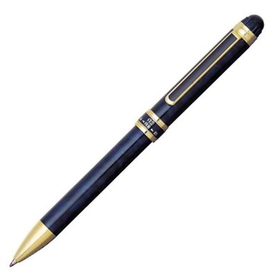 Platinum multi-function pen double 3 Action Blue Marble MWB-000RN#56 Japan New
