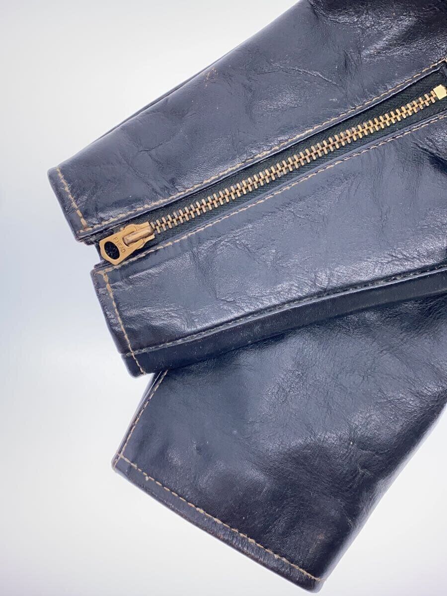 Black Solid 40 Single Horse Leather Jacket by The… - image 5