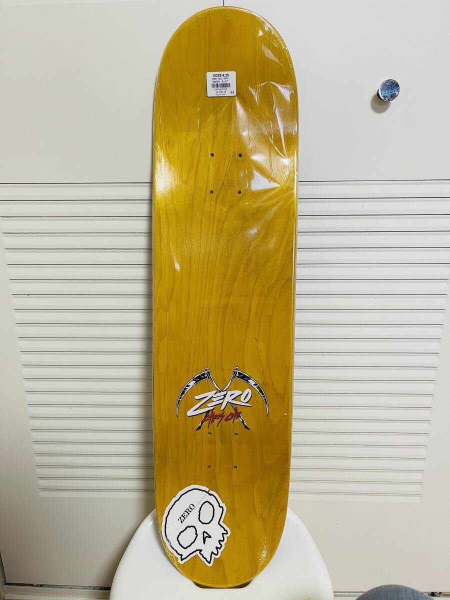 ZERO Skateboard Deck CHRIS COLE Grim Reaper 8.0 in Unused Item
