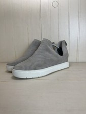 Steven By Steve Madden Womens Gray Faux Suede Fashion Sneakers Shoes 9 Platform