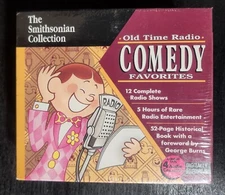 OLD TIME RADIO:  COMEDY, SMITHSONIAN COLLECTION 4 CASSETTE TAPES 12 SHOWS NEW!