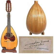 Japan Suzuki Hand Made bowlback Mandolin M80 solid Spruce top Maple OJMN445