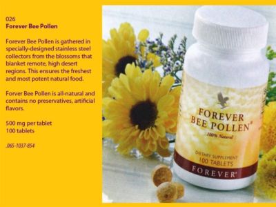 3 Forever Bee Pollen - Natural boosts energy (300 tabl) KOSHER