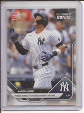 RARE AARON JUDGE 2025 Topps Now Road To Opening Day BONUS 3-HR Game Card #ODB1