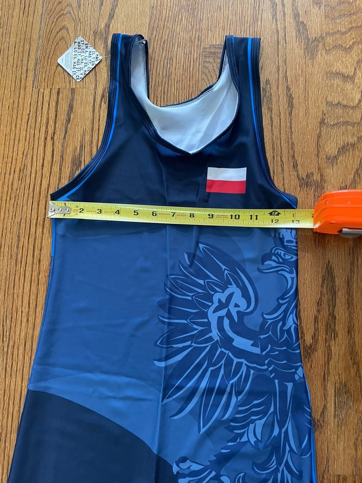 Polish Wrestling Singlet EAGLE POL Blue eBay