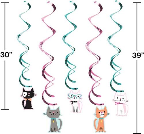 Creative Converting DIZZY DANGLERS ASSORTED, 30", Multicolor