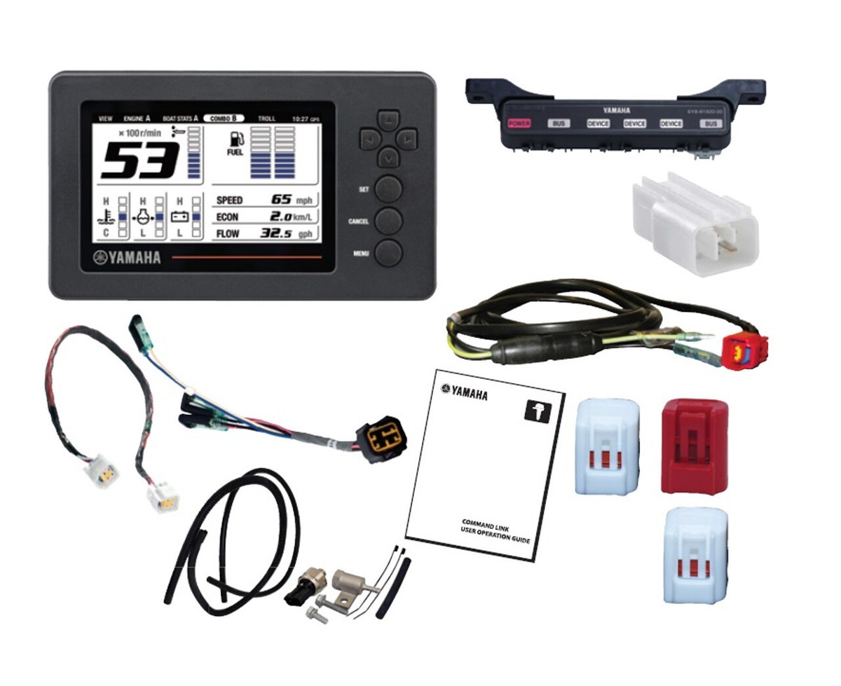 Yamaha Command Link Single Engine 6YC Display Kit w/ In-Line