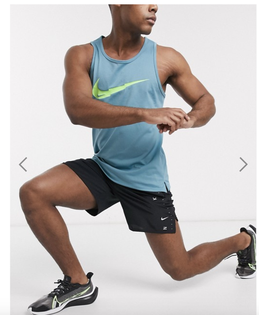 nike running miler swoosh tank top