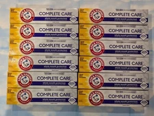 LOT (12) ARM & HAMMER COMPLETE CARE FRESH MINT TOOTHPASTE    6 OZ