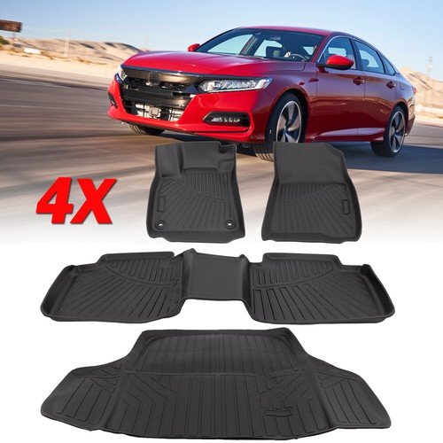 For 2023 2024 Honda Accord Floor Mats Rubber TPE Liners All Weather Durable - Picture 3 of 19