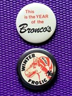 2) BRADY High School  Pinback Buttons ~ West St Paul, MN ~ Lot of 2 Pins — photo 2