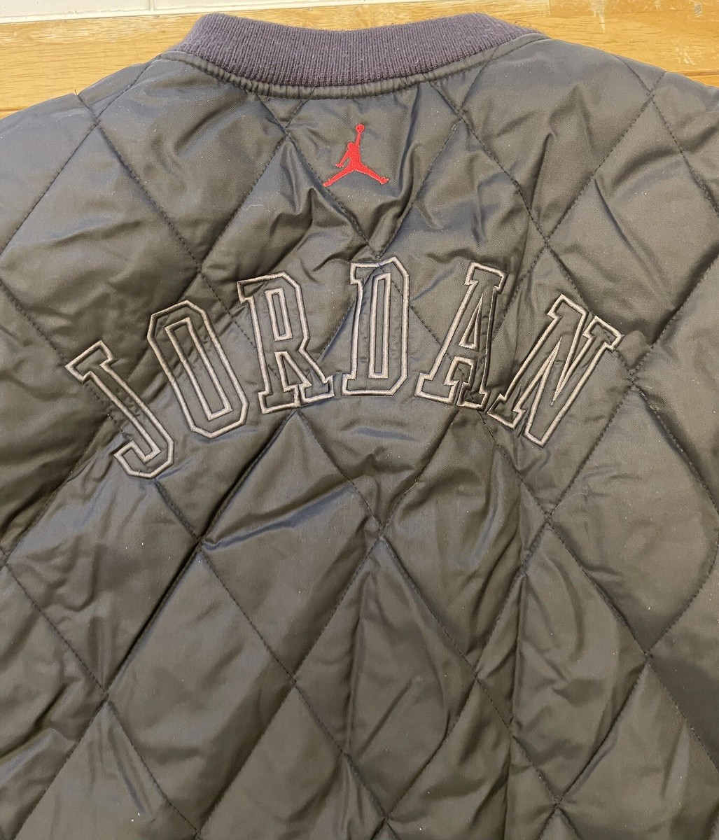 90's NIKE Jordan Bomber Double Sided Jacket XXL Retro rare