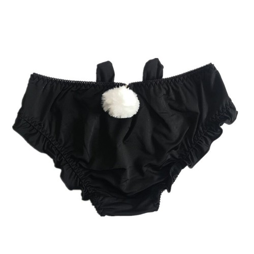 Lolita Panties Briefs Knickers Underwear Lingerie Removable Bunny Tail Cute Girl - Picture 5 of 21