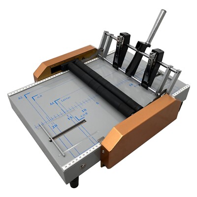 110V Automatic Booklet Maker Book Binder Booklet Folding and Binding Machine