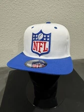 NFL Shield Logo Adult Snapback Blue & White Sideline Official Referee Hat NEW