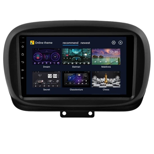 9" QLED For Fiat 500X 2012-20 Android 15 Car WIFI Stereo Radio GPS Player 2+32GB